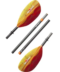Aqua Bound Whiskey Fiberglass Straight Shaft 4-Piece Kayak Paddle