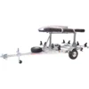 Malone MegaSport LowBed 2-Boat Saddle Up Pro Kayak Trailer Package With 2nd Tier