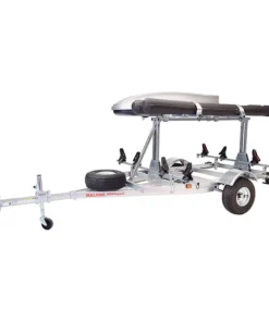 Malone MegaSport LowBed 2-Boat Saddle Up Pro Kayak Trailer Package With 2nd Tier