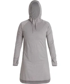 NRS Women's Silkweight Hoodie Dress -Kokatat Shop media 1fc854d2 2949 4f81 969e 8dbe14b2c24a