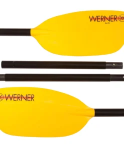 Werner Paddles Werner Rio 4-Piece Fiberglass-Reinforced Breakdown Whitewater Kayak Paddle