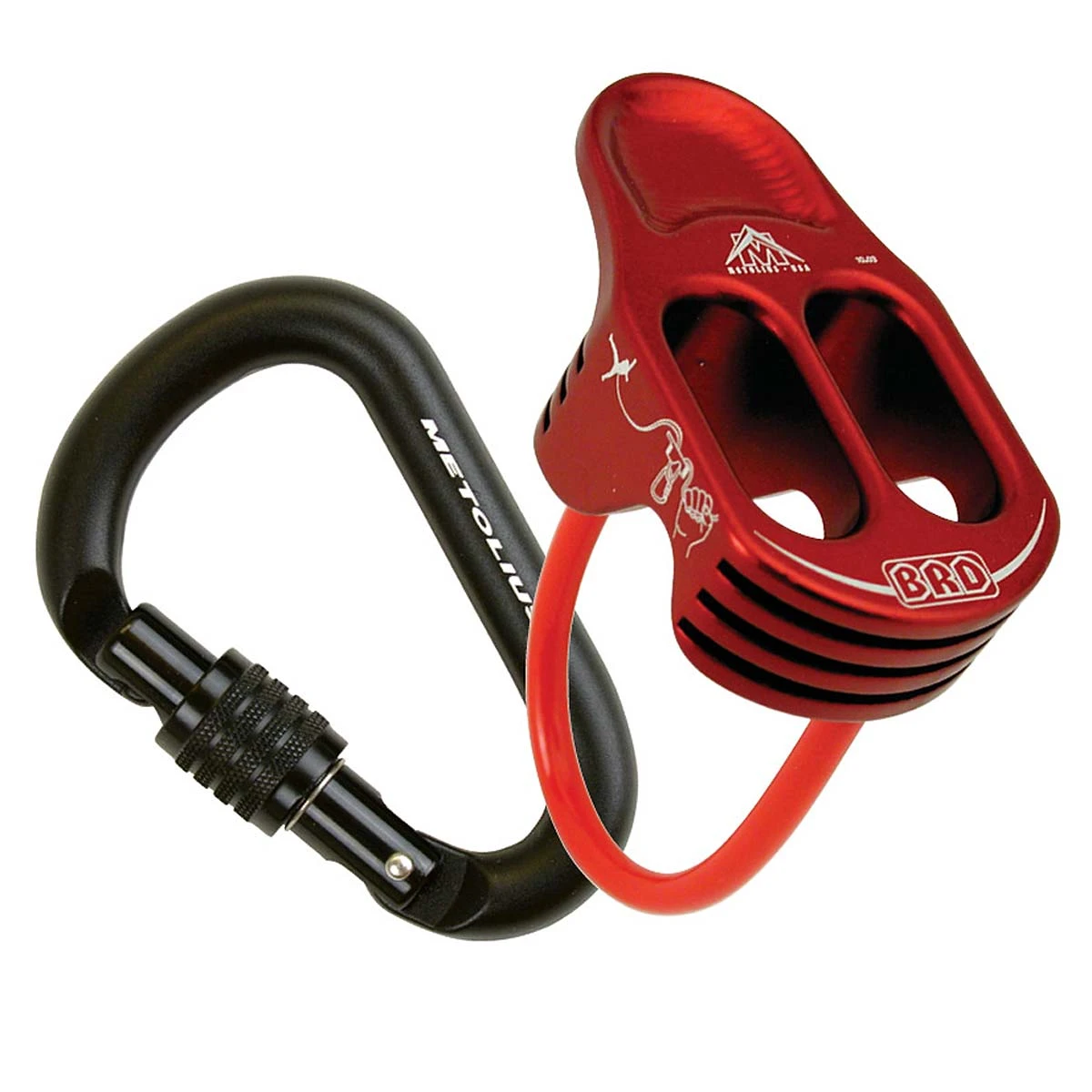 Reboxed Metolius Rock Climbing BRD Belay Device With Element Carabiner 1 Reboxed Metolius Rock Climbing BRD Belay Device With Element Carabiner