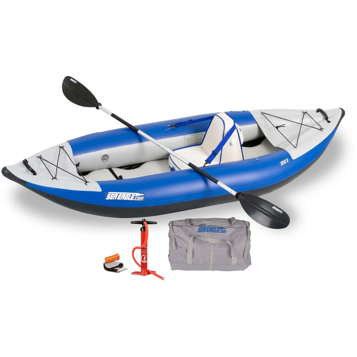 Sea Eagle Explorer 300X Inflatable Kayak Deluxe Package 1 Sea Eagle Explorer 300X Inflatable Kayak Deluxe Package