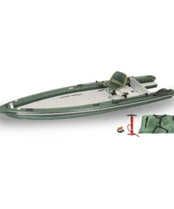 Sea Eagle FishSkiff 16 Inflatable Fishing Boat Solo Startup Package