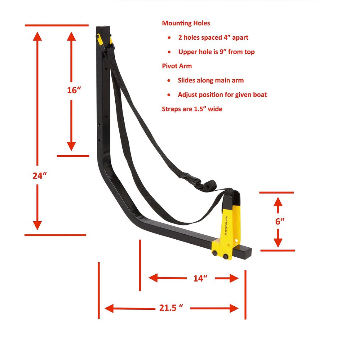 Suspenz Marine Grade 2-Boat Deluxe Free-Standing Storage Rack 3 Suspenz Marine Grade 2-Boat Deluxe Free-Standing Storage Rack - Image 3