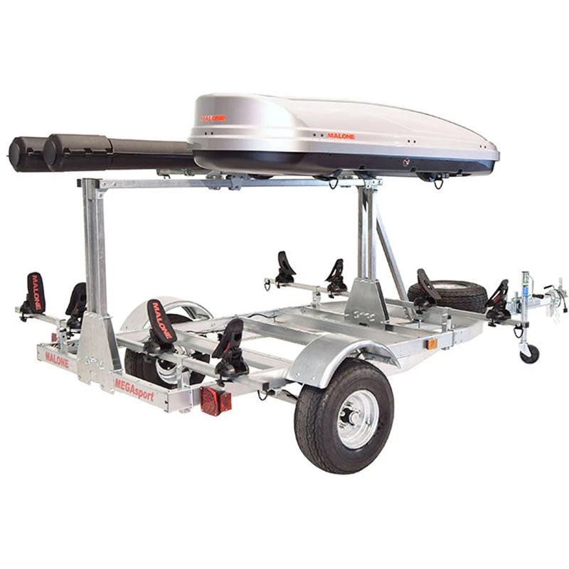 Malone MegaSport LowBed 2-Boat Saddle Up Pro Kayak Trailer Package With 2nd Tier 2 Malone MegaSport LowBed 2-Boat Saddle Up Pro Kayak Trailer Package With 2nd Tier - Image 2