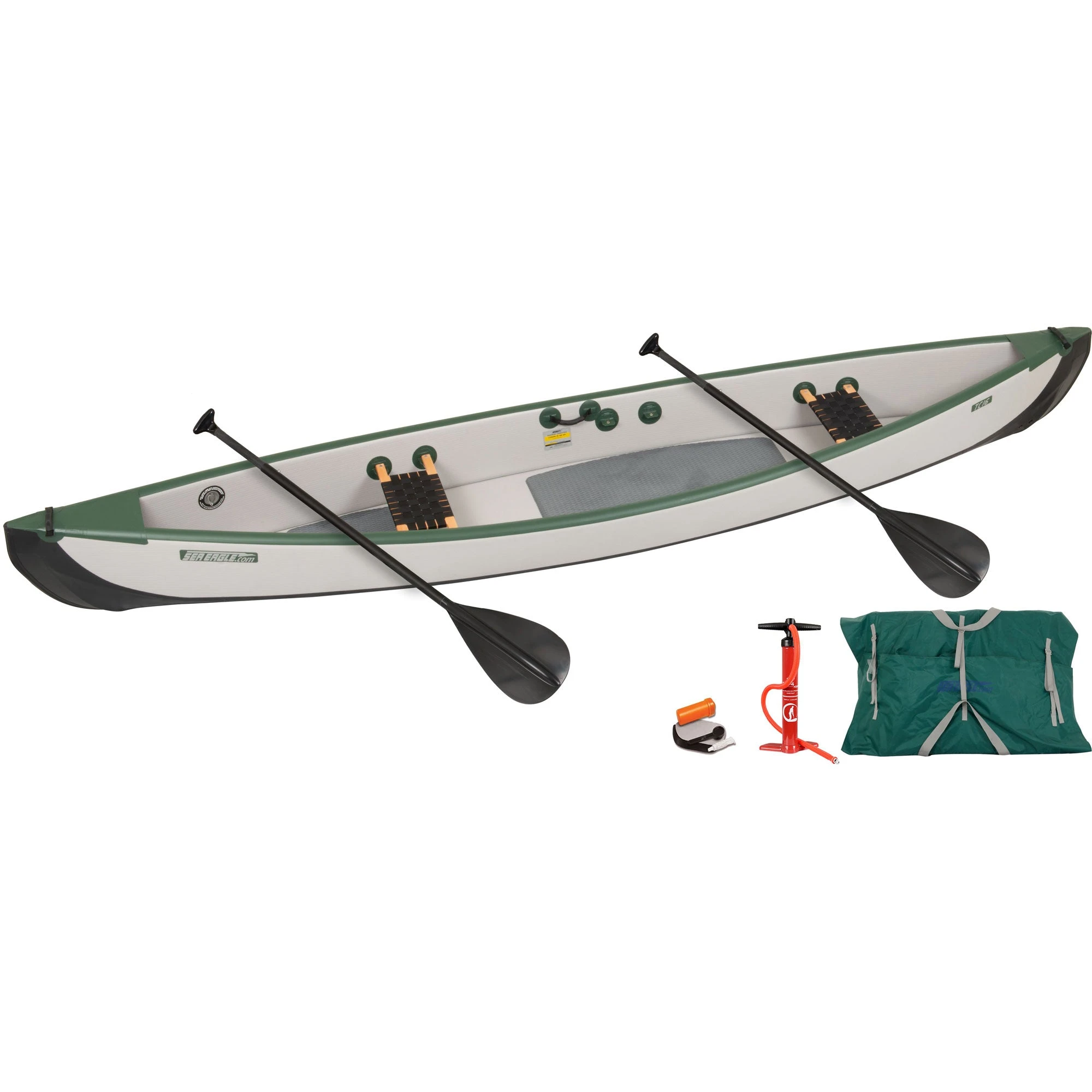 Sea Eagle TravelCanoe TC16 Start Up 2 Person Inflatable Canoe Package 1 Sea Eagle TravelCanoe TC16 Start Up 2 Person Inflatable Canoe Package