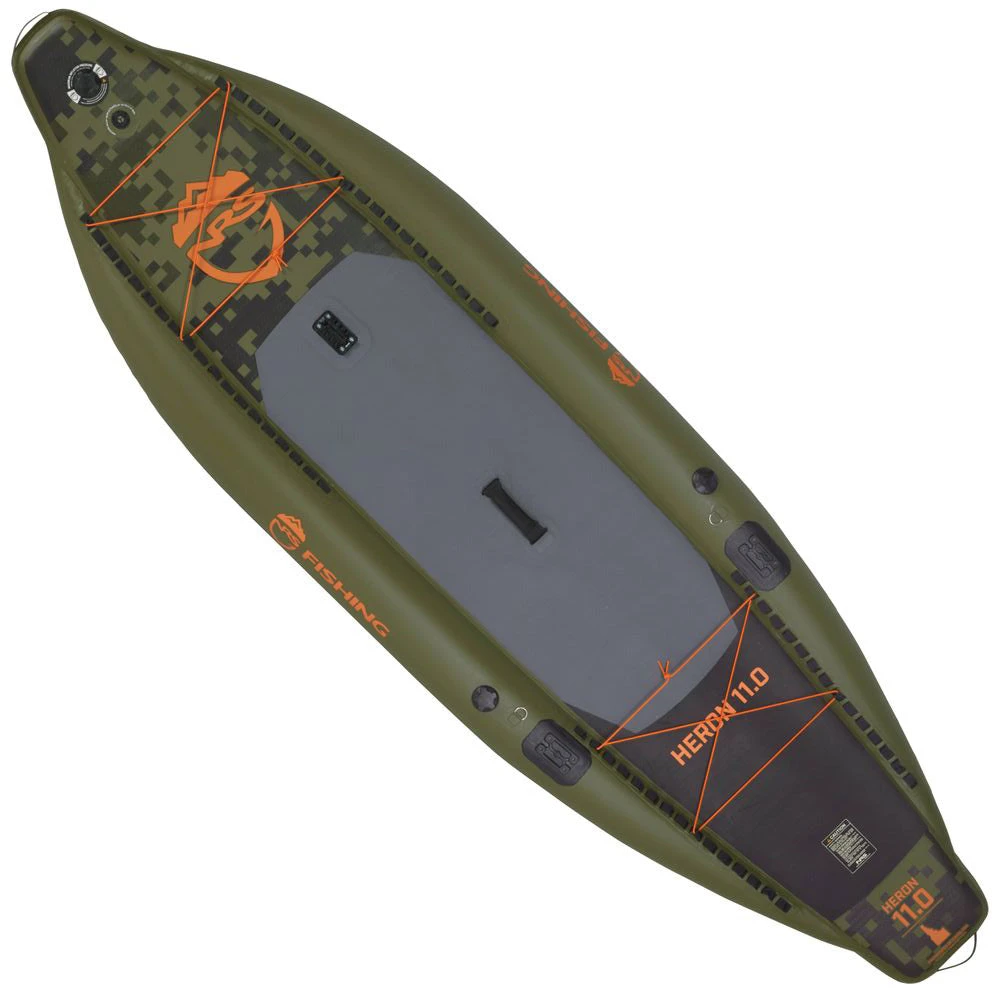 NRS Heron 11.0 Inflatable Fishing SUP Board 2 NRS Heron 11.0 Inflatable Fishing SUP Board - Image 2