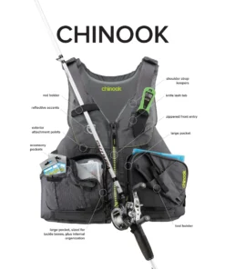 NRS Chinook Fishing Kayak Lifejacket (PFD) (Closeout) 19 NRS Chinook Fishing Kayak Lifejacket (PFD) (Closeout) -Kokatat Shop media 5088bf85 26d6 46f8 866b 7a82ca546521