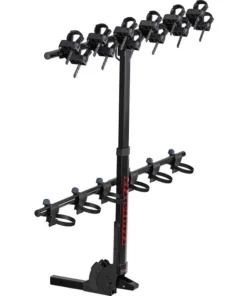 USED Yakima HangTight 6 Bike Vertical Hitch Rack