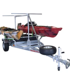Malone MegaSport 2-Boat SaddleUp Pro Trailer Package W/ 2nd Tier