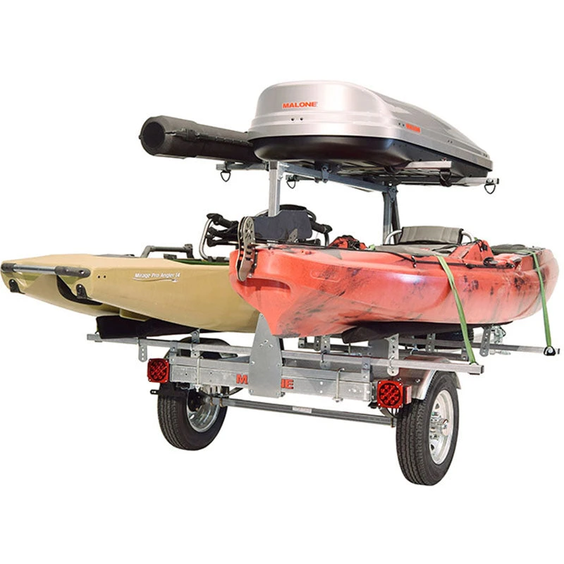 Malone MicroSport LowBed 2-Boat Bunk-Style Kayak Trailer With 2nd Tier 4 Malone MicroSport LowBed 2-Boat Bunk-Style Kayak Trailer With 2nd Tier - Image 4