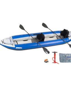 Sea Eagle Explorer 420X Inflatable Kayak Pro Carbon Tandem Package