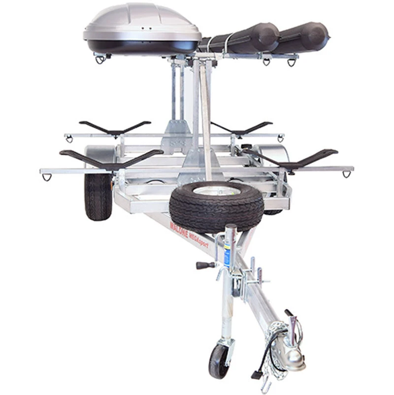 Malone MegaSport LowBed 2-Boat MegaWing Kayak Trailer Package With 2nd Tier 1 Malone MegaSport LowBed 2-Boat MegaWing Kayak Trailer Package With 2nd Tier