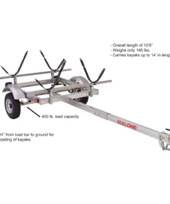 Malone EcoLight 2-Boat J-Rack Kayak Trailer Package - MPG586XJ 7 Malone EcoLight 2-Boat J-Rack Kayak Trailer Package - MPG586XJ -Kokatat Shop media 68f5f142 c280 4fa9 a64e 2bd77b7d1734