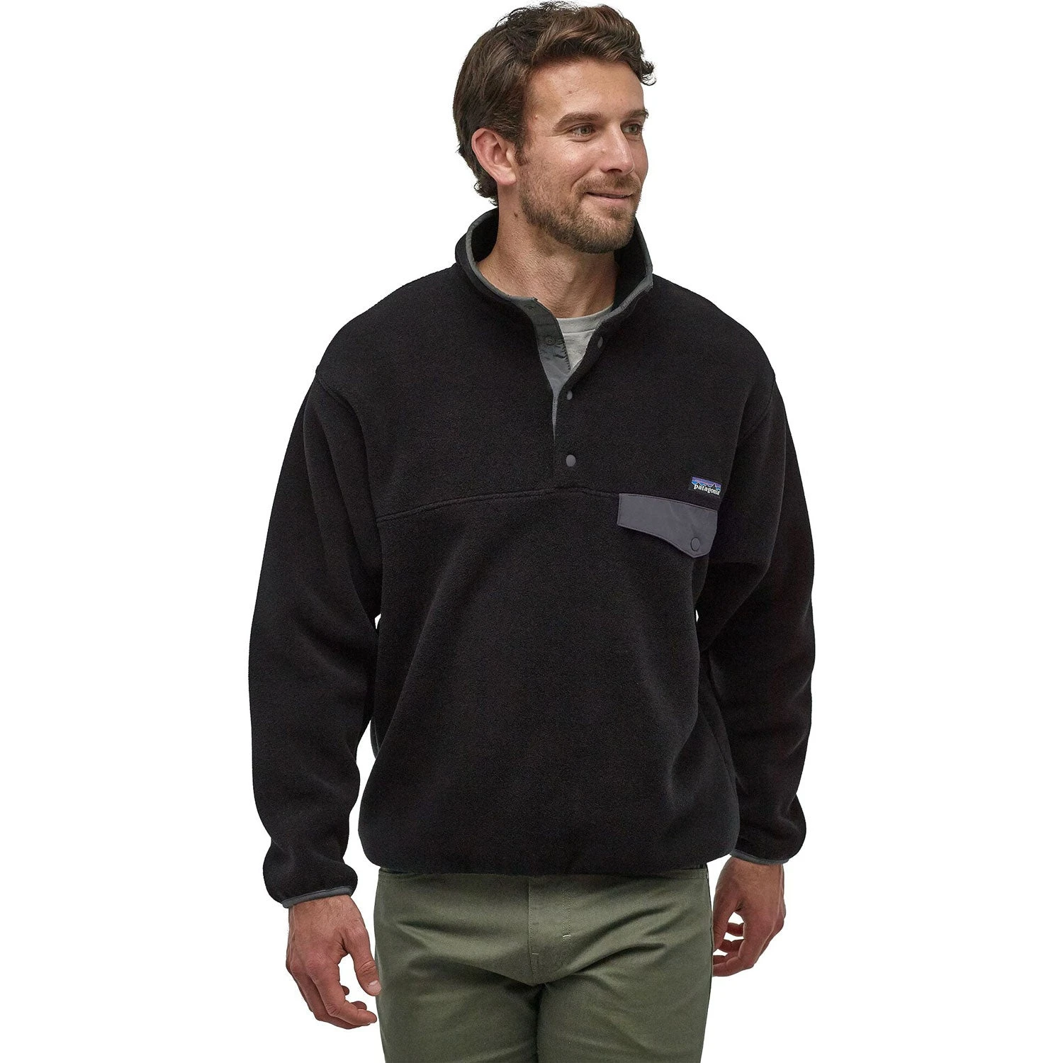 Patagonia Men's Synchilla Snap-T Pullover Top 7 Patagonia Men's Synchilla Snap-T Pullover Top - Image 7