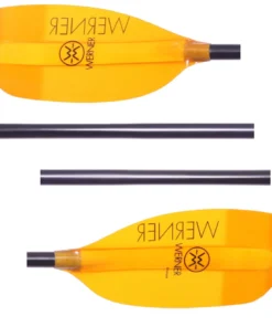 Werner Paddles Werner Sherpa Fiberglass 4-Piece Whitewater Kayak Paddle