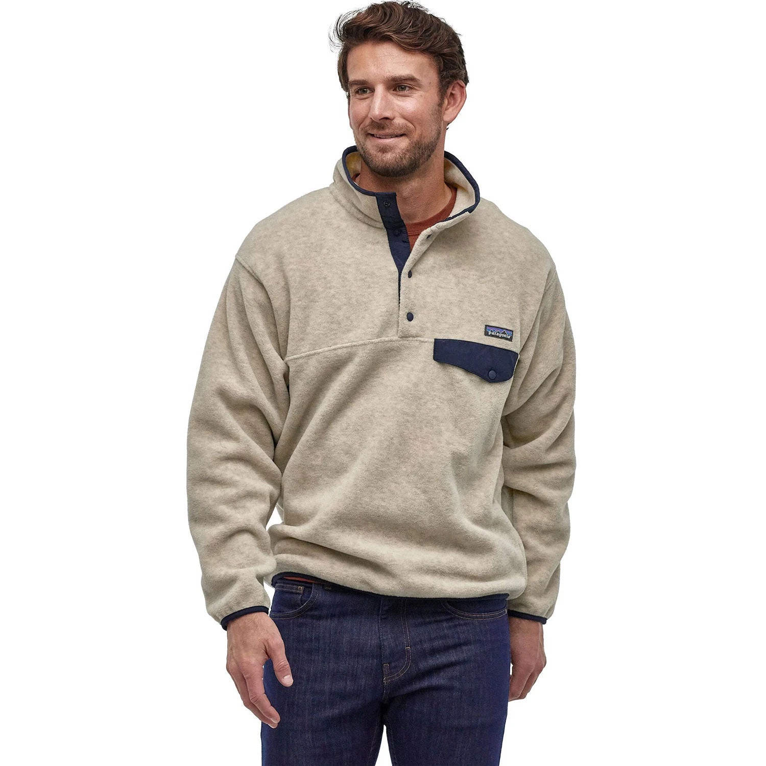Patagonia Men's Synchilla Snap-T Pullover Top 9 Patagonia Men's Synchilla Snap-T Pullover Top - Image 9