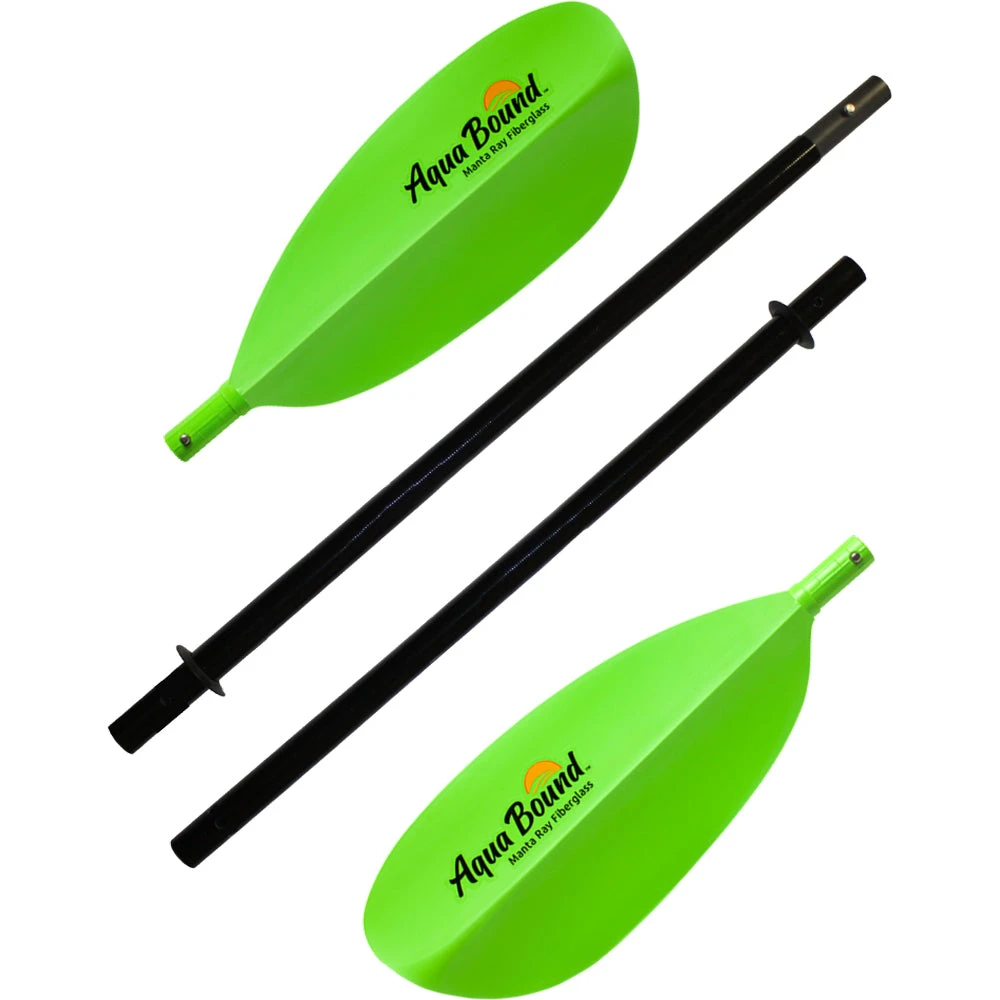 Aqua-Bound Manta Ray Fiberglass 4-Piece Kayak Paddle 2 Aqua-Bound Manta Ray Fiberglass 4-Piece Kayak Paddle - Image 2