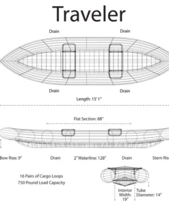 AIRE Traveler Inflatable Canoe -Kokatat Shop media 91b14a55 98bc 479b 9c2a db08a6a7e866