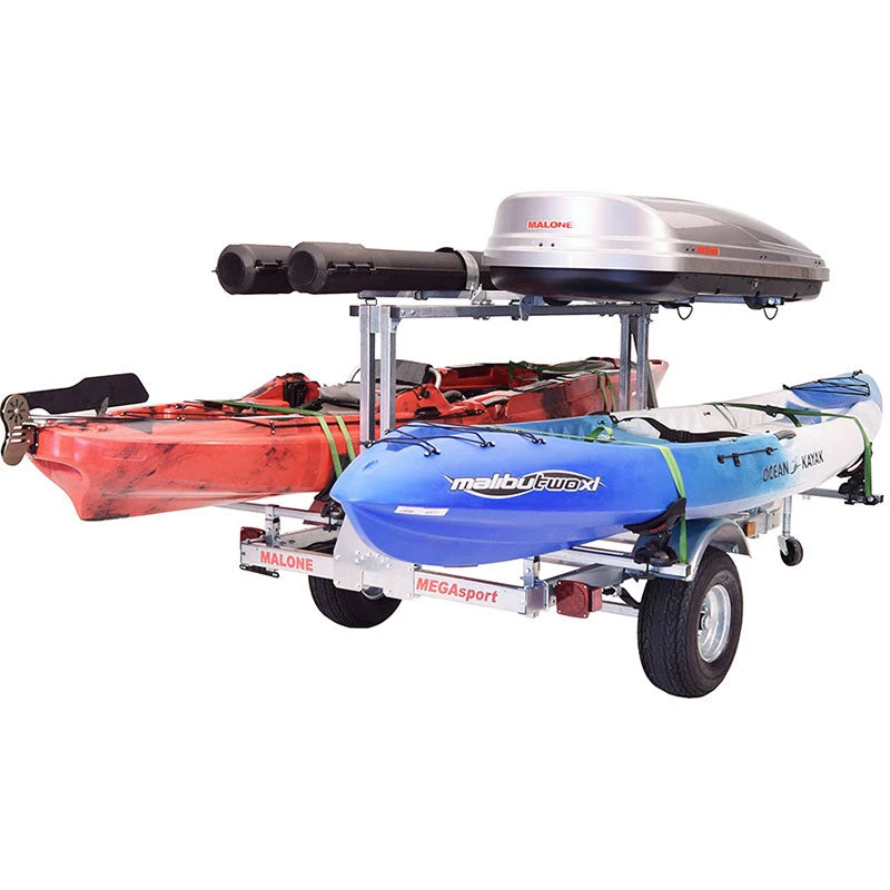 Malone MegaSport LowBed 2-Boat Saddle Up Pro Kayak Trailer Package With 2nd Tier 5 Malone MegaSport LowBed 2-Boat Saddle Up Pro Kayak Trailer Package With 2nd Tier - Image 5