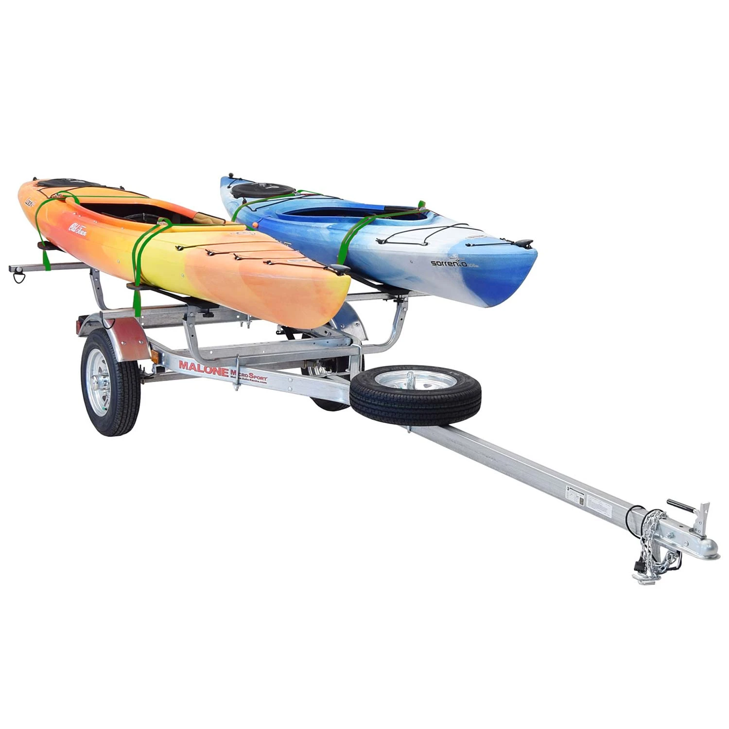 Malone MicroSport 2-Boat MegaWing Kayak Trailer Package - MPG461GS 2 Malone MicroSport 2-Boat MegaWing Kayak Trailer Package - MPG461GS - Image 2