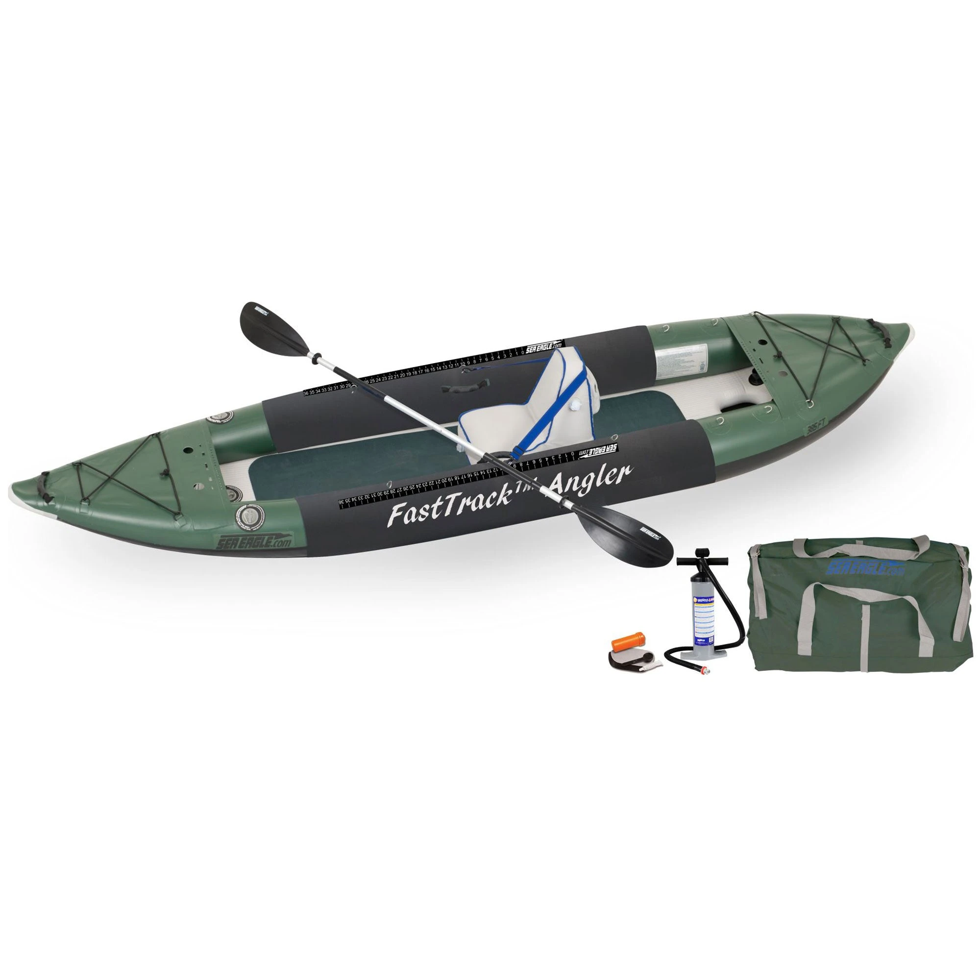 Sea Eagle FastTrack Angler 385FT Inflatable Kayak Deluxe Solo Package 1 Sea Eagle FastTrack Angler 385FT Inflatable Kayak Deluxe Solo Package