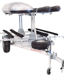 Malone MegaSport LowBed 2-Boat Bunk-Style Kayak Trailer With 2nd Tier