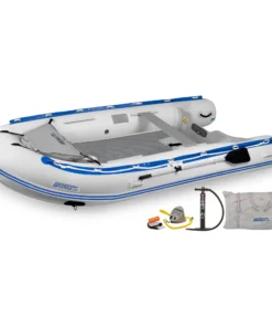 Sea Eagle 12'6 Sport Runabout Drop Stitch Inflatable Raft Deluxe Package