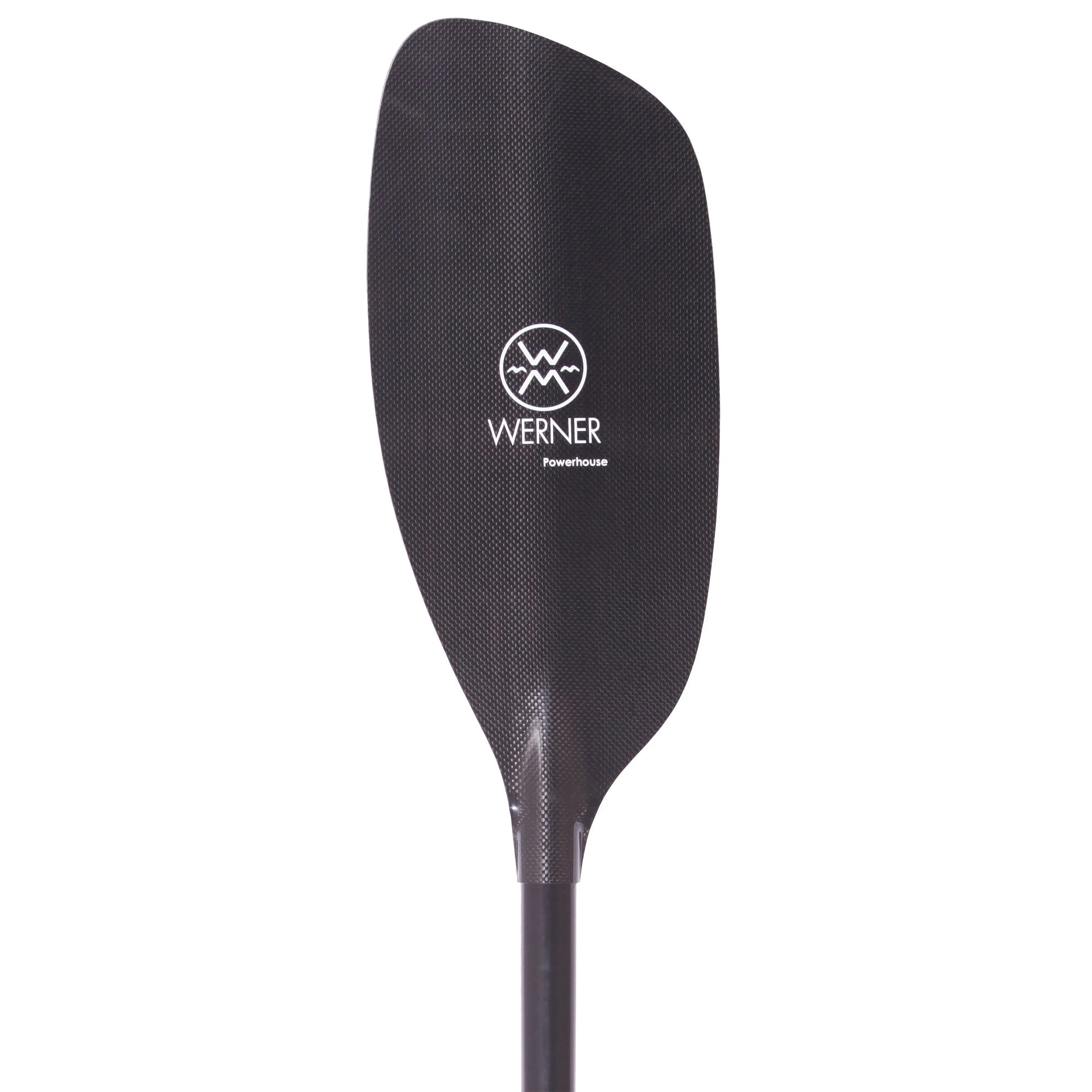 Werner Paddles Werner Powerhouse Carbon Straight Shaft Whitewater Kayak Paddle 2 Werner Paddles Werner Powerhouse Carbon Straight Shaft Whitewater Kayak Paddle - Image 2