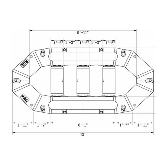 Star Inflatables Starlite 13 Standard Floor Raft 5 Star Inflatables Starlite 13 Standard Floor Raft - Image 5