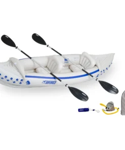 Sea Eagle Sport SE330 Inflatable Kayak Deluxe Tandem Package