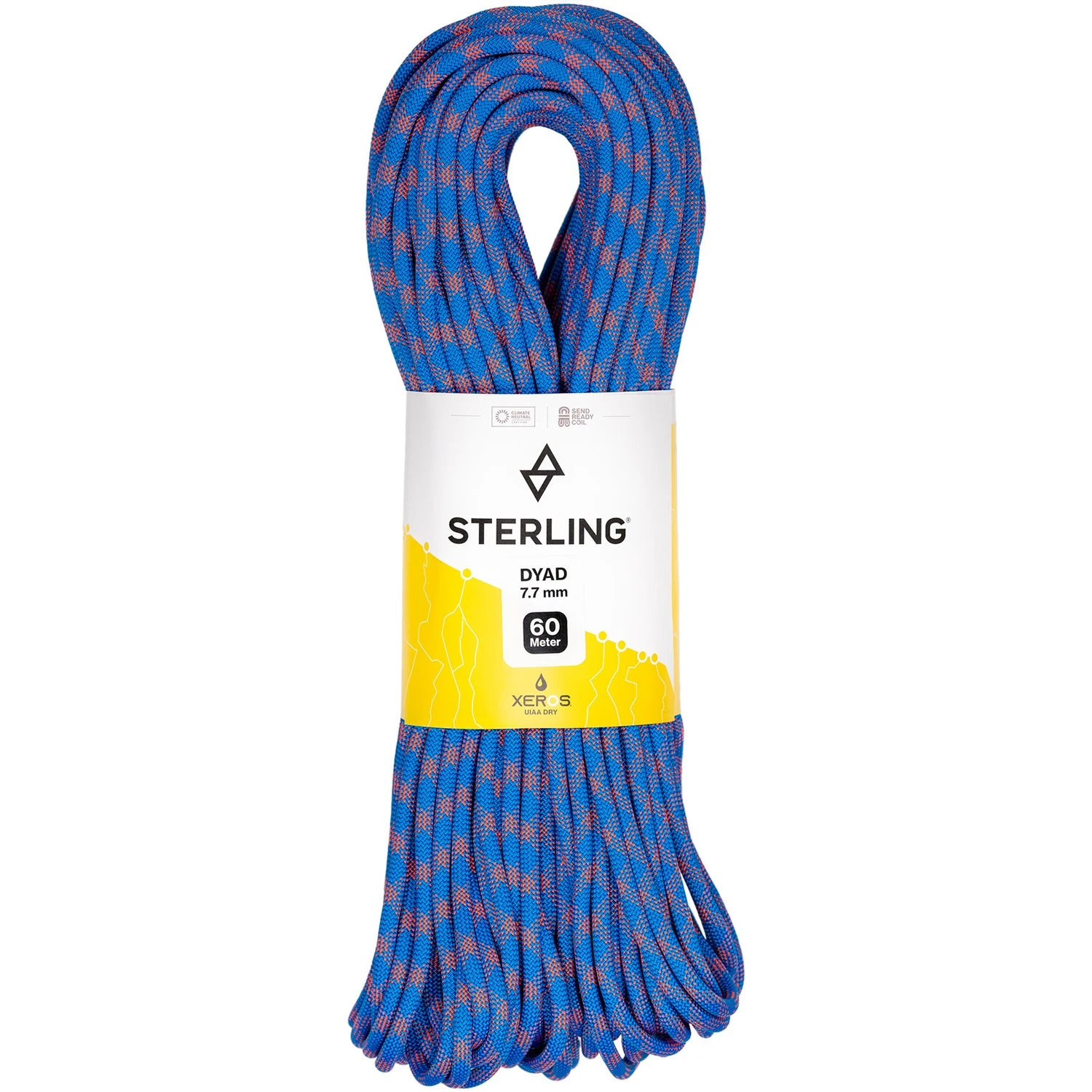 Sterling Rope Dyad 7.7 XEROS Climbing Rope 1 Sterling Rope Dyad 7.7 XEROS Climbing Rope