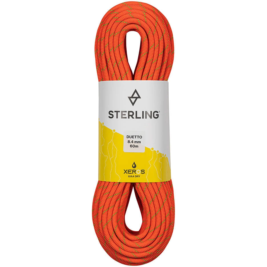 Sterling Duetto 8.4 Mm XEROS Dry Climbing Rope 2 Sterling Duetto 8.4 Mm XEROS Dry Climbing Rope - Image 2