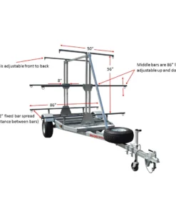 Malone MegaSport Outfitter 3 Tier Kayak Trailer -Kokatat Shop media e2557b17 2f16 43c8 8d2f b3361dbbe74d