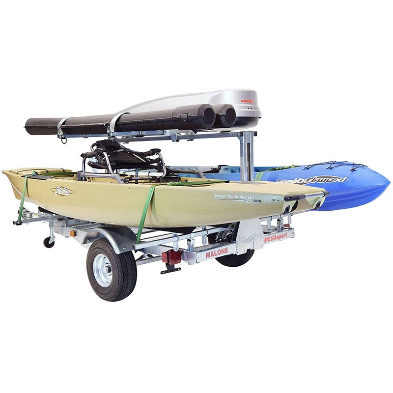 Malone MegaSport LowBed 2-Boat Bunk-Style Kayak Trailer With 2nd Tier 5 Malone MegaSport LowBed 2-Boat Bunk-Style Kayak Trailer With 2nd Tier - Image 5