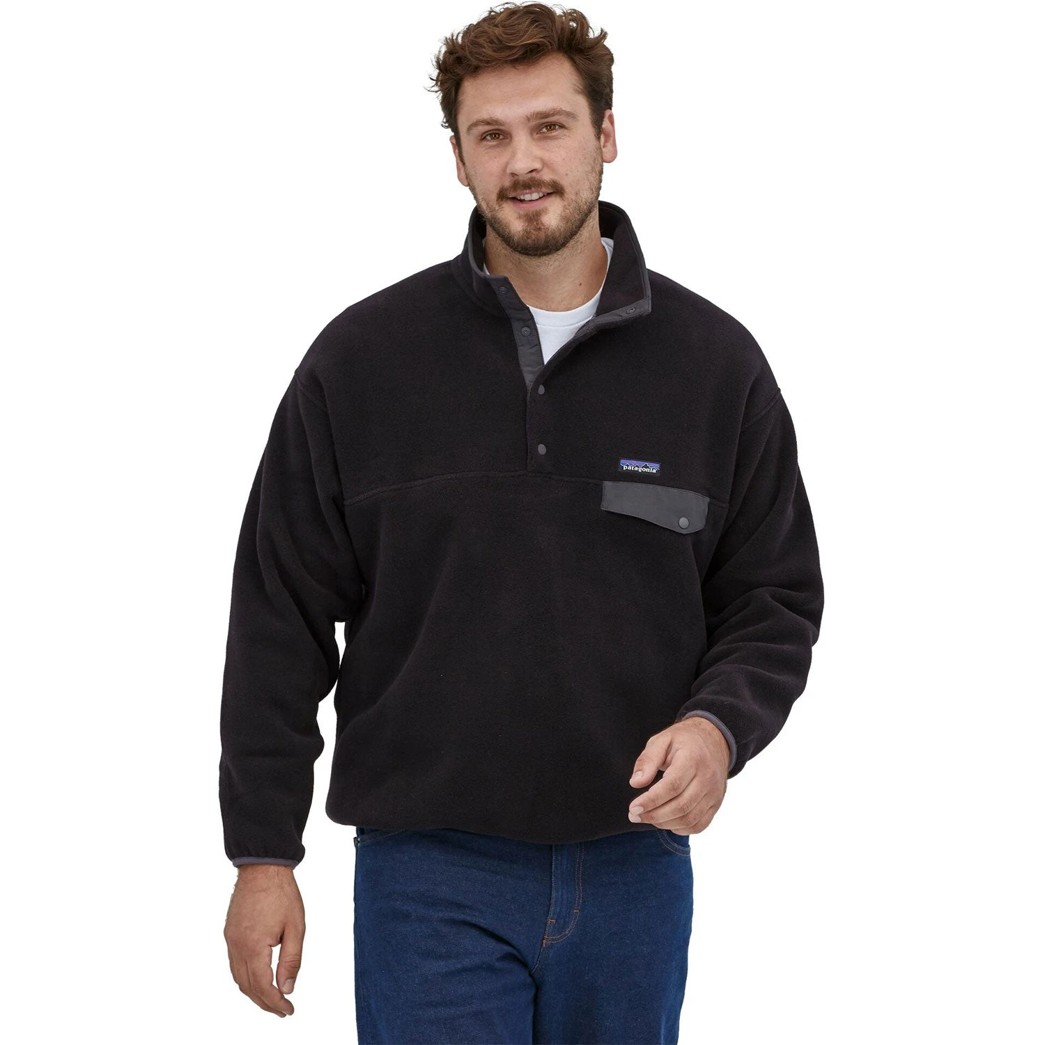Patagonia Men's Synchilla Snap-T Pullover Top 5 Patagonia Men's Synchilla Snap-T Pullover Top - Image 5