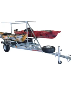 Malone MegaSport 2-Boat MegaWing Trailer Package W/ 2nd Tier