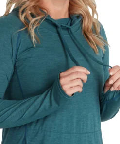 NRS Women's Silkweight Hoodie Dress -Kokatat Shop media ee03087e 25ba 4f5f 994d d2802166b599