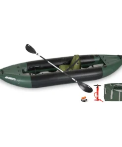 Sea Eagle Fishing Explorer 350FX Inflatable Kayak Deluxe Solo Package