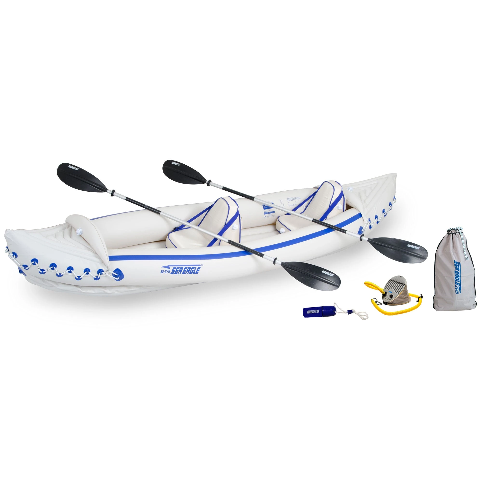 Sea Eagle Sport 370 Inflatable Kayak Pro Tandem Package 1 Sea Eagle Sport 370 Inflatable Kayak Pro Tandem Package